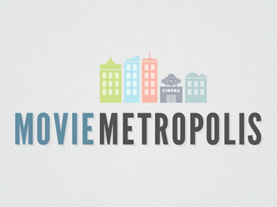 Movie Metropolis Logo building city community logo movie skyline