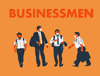 Businessmen businessman editorial illustration illustration