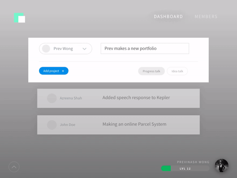 Voyager (WIP) - Morphing Animation animations flat js material minimal modern morphing simplistic ui ux wip
