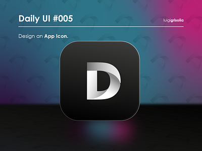 Daily UI #005 - Design an App Icon. app design graphic design icon layout logo mobile ui ux vector