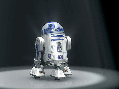 3D vídeo animation with R2D2 3d animation r2d2 video