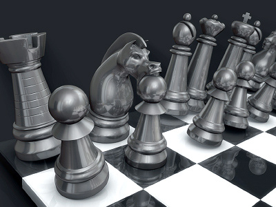 Knight Chess 3D 3d animation chess knight
