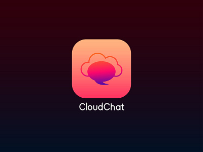 Cloud Chat Logo Design