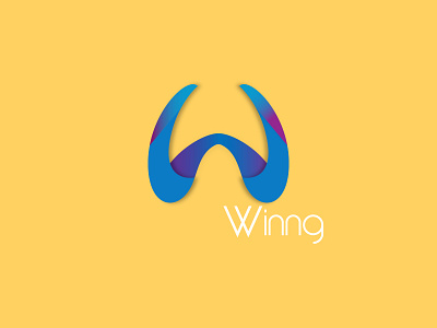 Winng Logo Design branding design business logo design creative logo design graphic design logo minimalist logo design modern logo simple logo design ui ux design