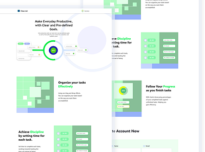 Cleanlist tasks manager branding desktop homepage task task management todo todo app todo list ui user interface website