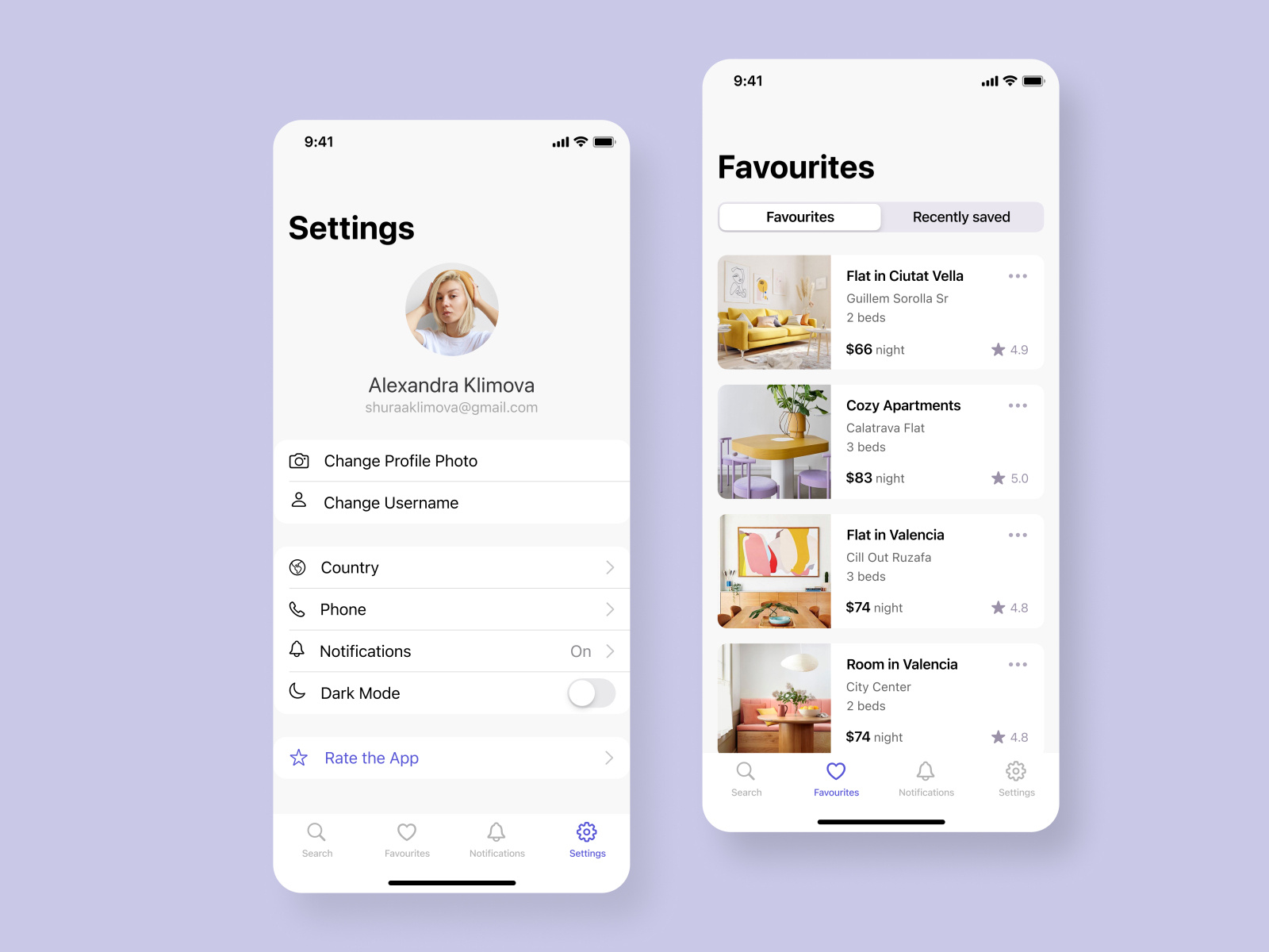 Apartments Finder App by Shura Klimova on Dribbble