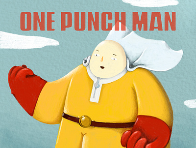 One Punch Man Minimal Wallpaper by Daniel Romero on Dribbble