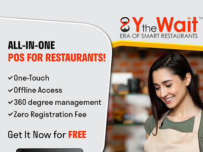 Organize Your Order Taking Process Effortlessly With YtheWait order taking app restaurant management software