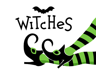 Witches background banner design halloween holliday illustration poster witches