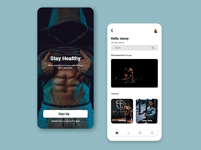 Health App Ui Design