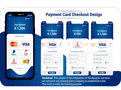 Payment CheckOut UI Design @daily ui @design bank mobile app mobile app design mobile ui ui ui design uidesign uiux