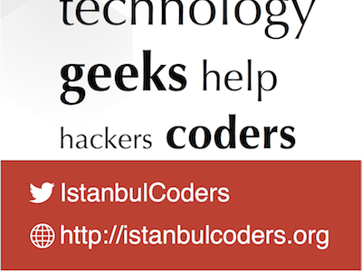 Istanbul Coders Roll Up coders istanbul rollup