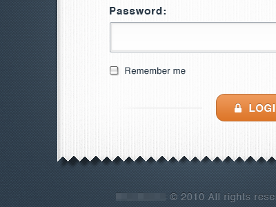 Login form design login form web design