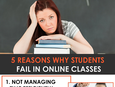 Infographic: Top Reasons Why Students Fail In Online Classes online class takers take my online class for me