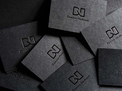 Branding Dominic Neubauer branding business card corporate design logo melanie wendler minimal visual identity