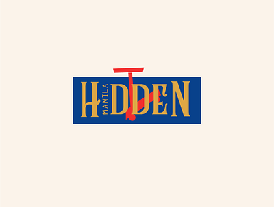 Hidden Manila Logo branding illustration illustrator logodesignchallenge logodesigner logodesignersclub logos logotype manila typedesign vector art