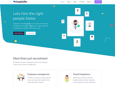 HR Company Homepage