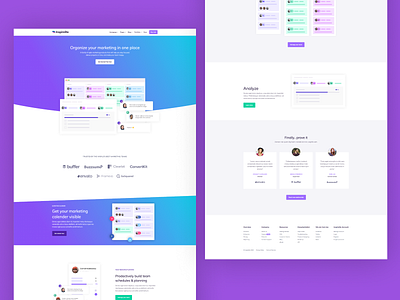 Saas Landing Page Example Dribbble