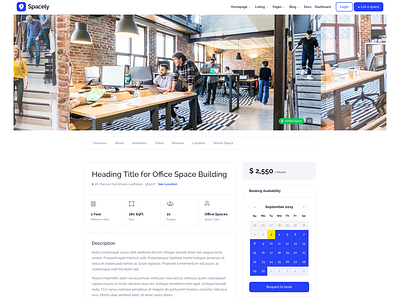 Spacely Realtor Directory & Listing - Design Systems