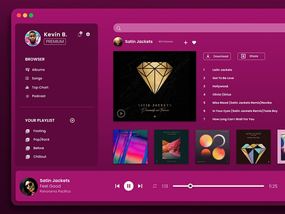 UX Ui Design Music App