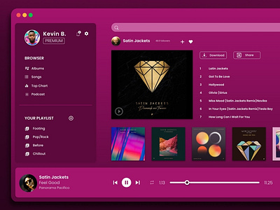 UX Ui Design Music App