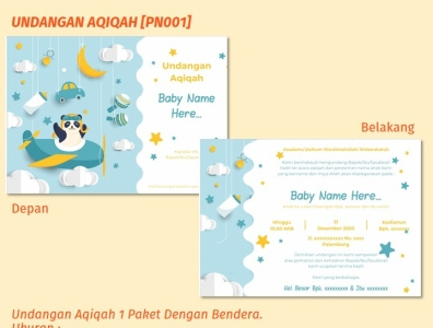 Undangan Aqiqah PN001