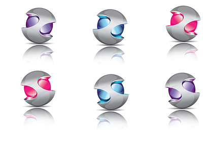 3D LOGO design icon illustration logo