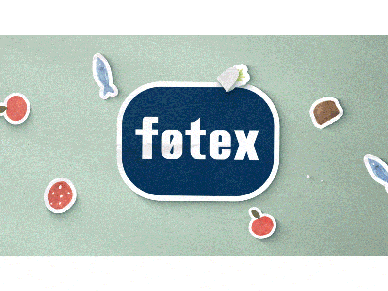 Føtex commercial 2d after effects animation ccccccc flat food gif photoshop transition