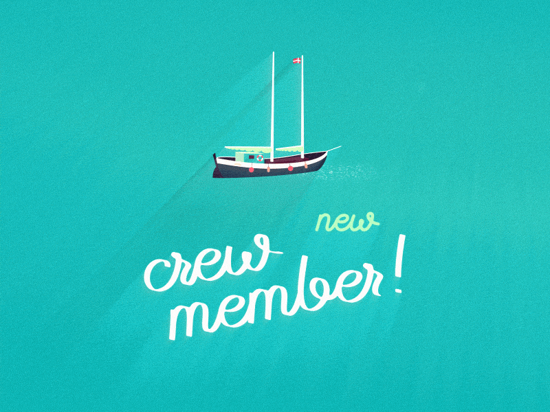 New Crew Member after effects animography boat ccccccc crew motion new colleague