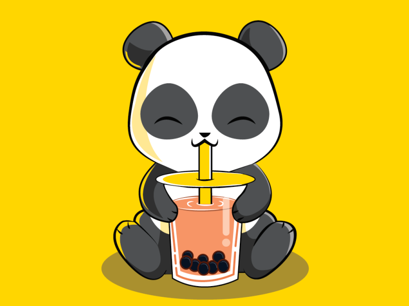 Thirsty Panda by Laraib Iqbal on Dribbble