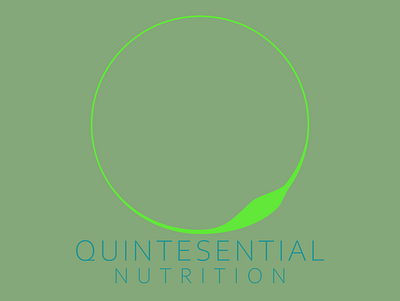 Quintesential nutrition logo mockup logo logo mockup