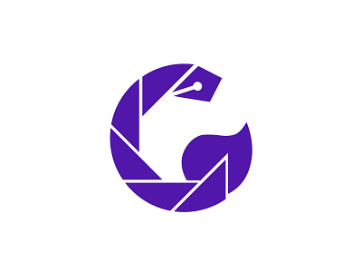 G Letter Concept Logo Design arpeture branding brush creative design designer flat icon inspiration logo minimal pentool photography vector