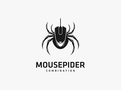Mouse and Spider logo combination branding concept creative creativelogo creativelogodesigns customlogo design graphic design icon ideas illustration logo logodesigns logoideas logoinspirations mouse spider typography vector