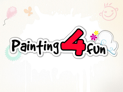 Painting4fun app game kid logo painting book
