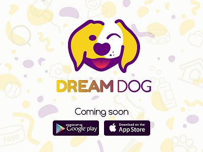 Dream Dog App adoption android app colorful dog illustration ios shelter shelters ui ux