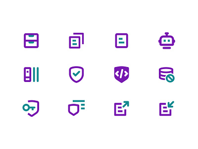 IT icons 💻 icon set iconography illustrator vector
