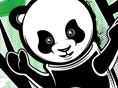 QWBA Panda design deviantart panda t shirt