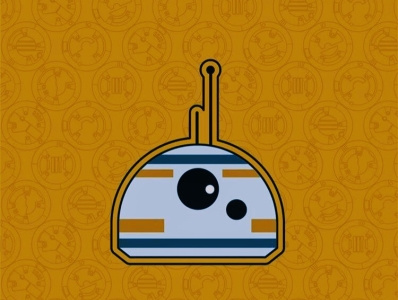 Star Wars-BB8 design icon logo wallpaper