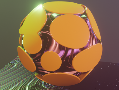 Abstract Art with Voronoi Texture