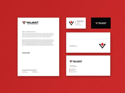 VALIANT Oman Oilfield Services - Branding Design abstract agency backbone backbone.digital branding design logo valiant voos