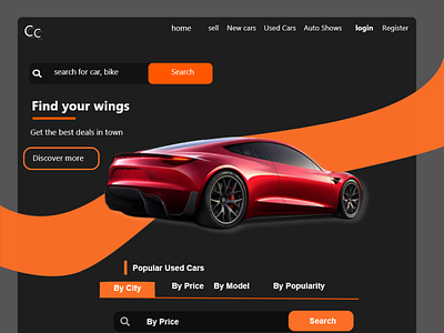 Car website car design ecommerce app ui webdesign