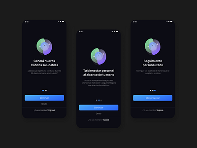 Onboarding concept app design graphic design illustration interface ui ux