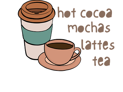 fall drinks autumn coffee fall hot chocolate hot cocoa lattes leaves mochas mugs