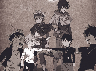 Black clover poster anime blackclover poster