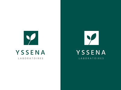 Logo Yssena branding green logo