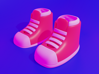 3D shoes 3d art 3d modeling blender blender 3d blender3d blender3dart