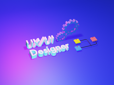 UX/UI Designer 3d art 3d modeling blender blender 3d blender3d blender3dart