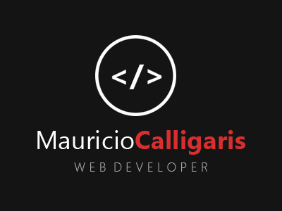 Mauricio Calligaris Logo code logo mauricio calligaris web developer