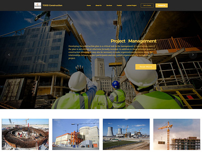 construction website bootstrap business website css html5 web design website development