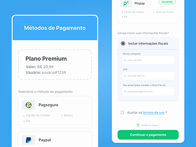 Payment page redesign - Loritta Discord bot bot discord minimal payment redesign ui